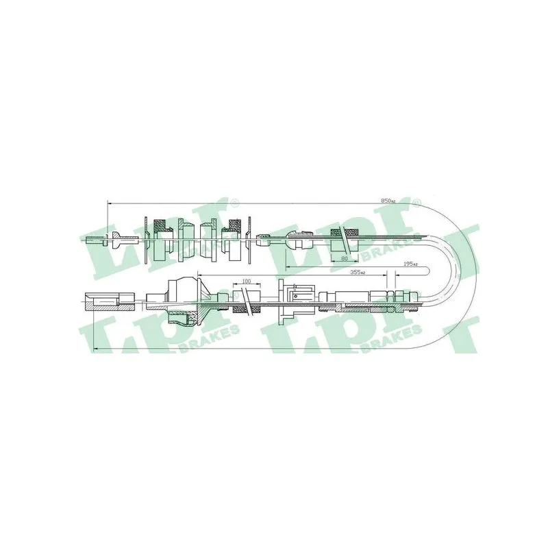 Tirette à câble, commande d'embrayage LPR C0173C