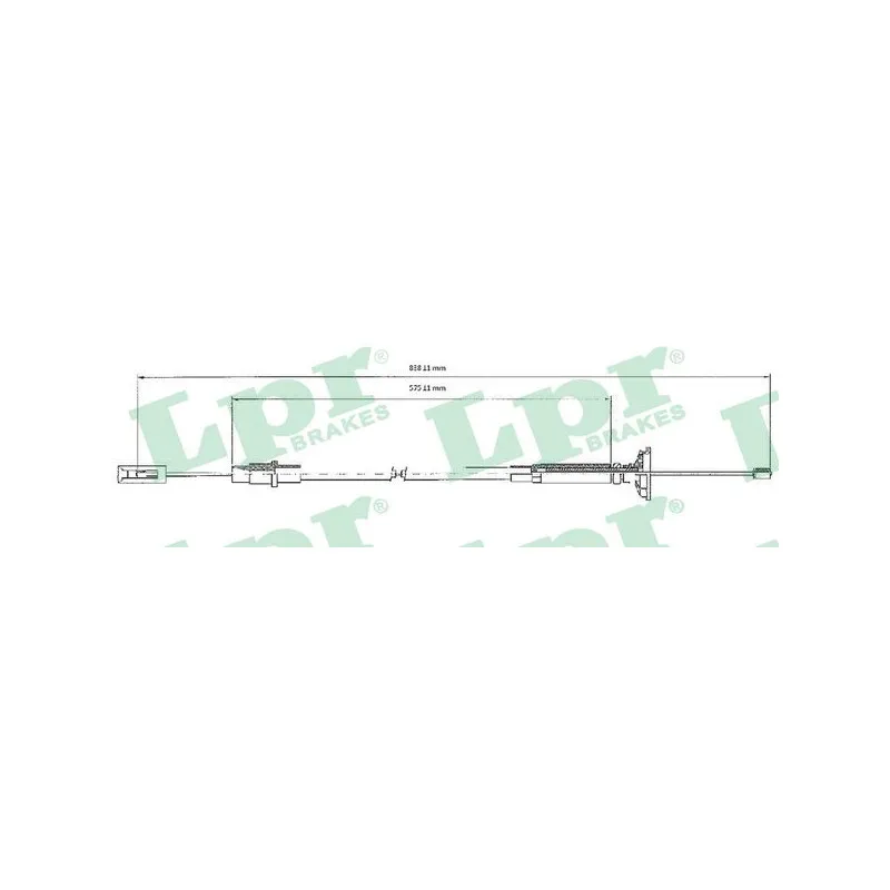 Tirette à câble, commande d'embrayage LPR C0263C
