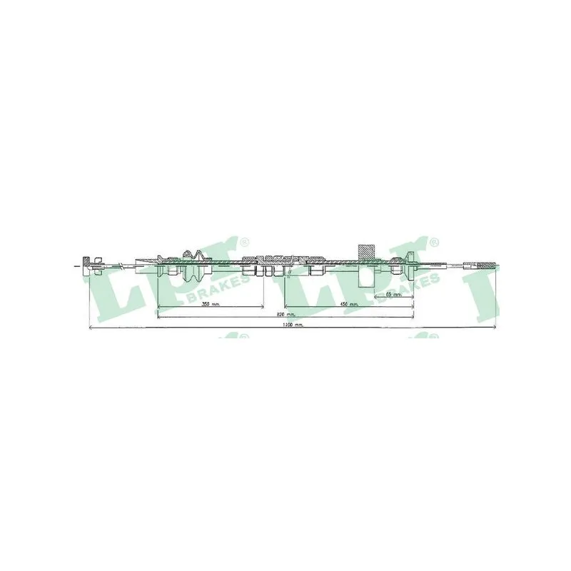 Tirette à câble, commande d'embrayage LPR C0273C
