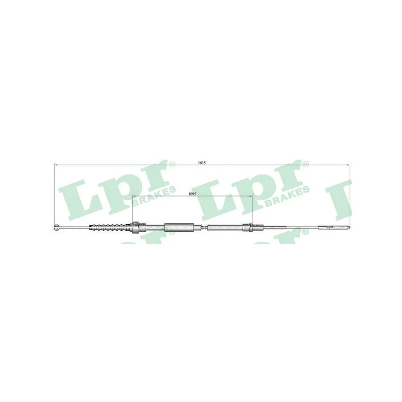 Tirette à câble, frein de stationnement LPR C0942B