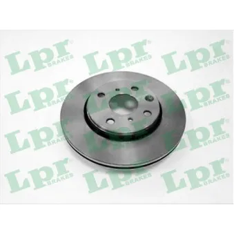 Jeu de 2 disques de frein avant LPR C1004V