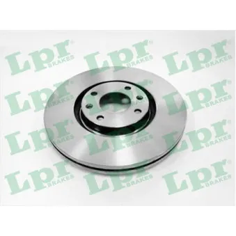 Jeu de 2 disques de frein avant LPR C1007V