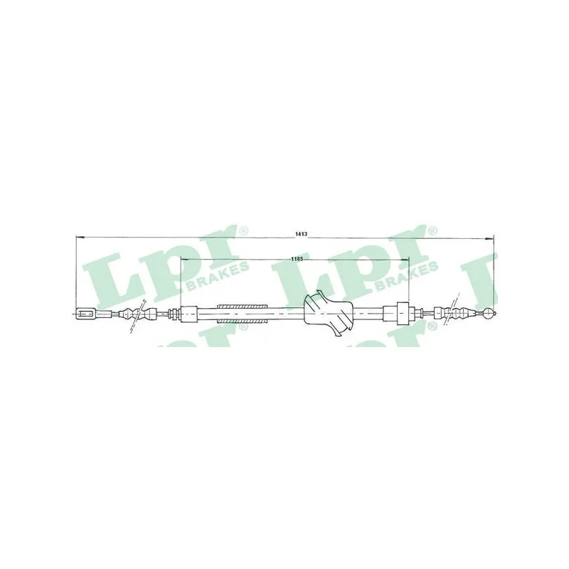 Tirette à câble, frein de stationnement LPR C1502B