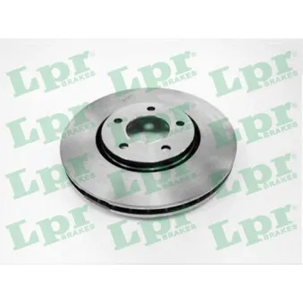 Jeu de 2 disques de frein avant LPR C3002V
