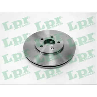 Jeu de 2 disques de frein avant LPR C3012V