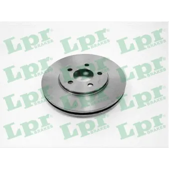 Jeu de 2 disques de frein avant LPR C3014V