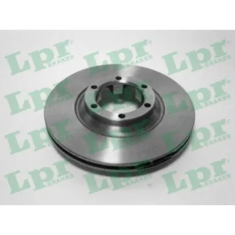 Jeu de 2 disques de frein avant LPR D1181V