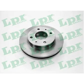 Jeu de 2 disques de frein avant LPR D1381V