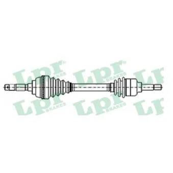 Arbre de transmission LPR DS10010