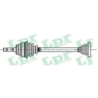 Arbre de transmission LPR DS13018