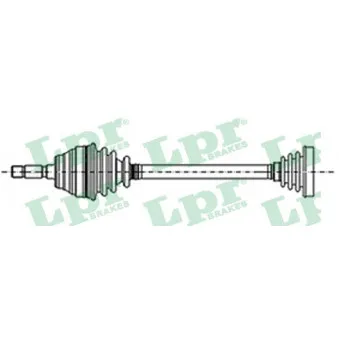Arbre de transmission LPR DS13028