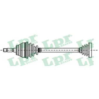 Arbre de transmission LPR DS13043