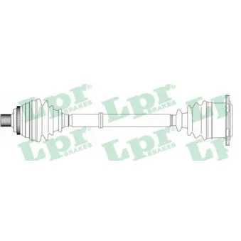 Arbre de transmission LPR DS14125