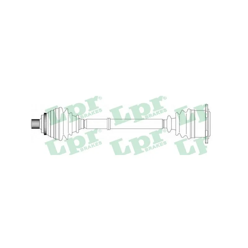 Arbre de transmission LPR DS14125