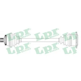 Arbre de transmission LPR DS14215