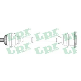 Arbre de transmission LPR DS14216