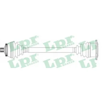 Arbre de transmission LPR DS14250