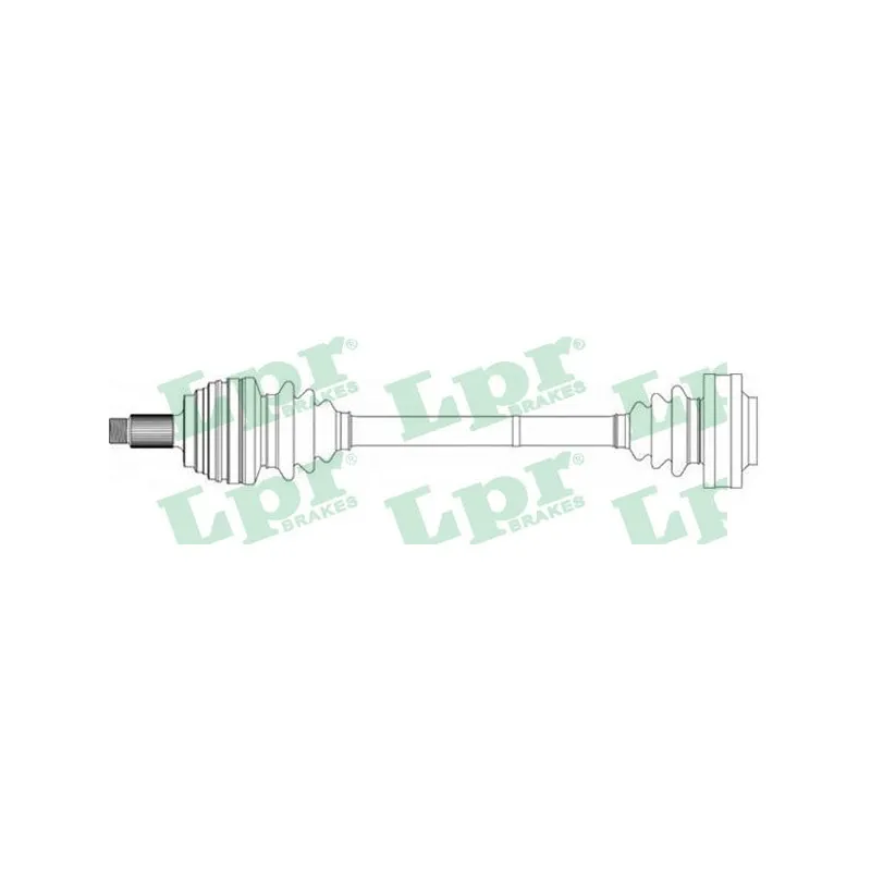Arbre de transmission LPR DS15006