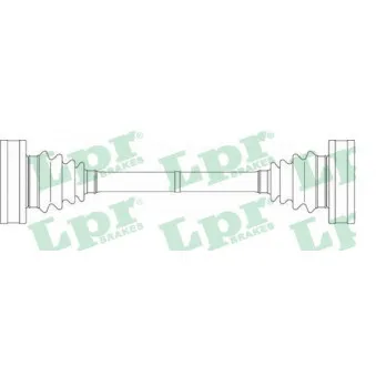 Arbre de transmission LPR DS15012
