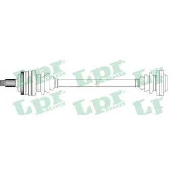 Arbre de transmission LPR DS15016