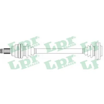 Arbre de transmission LPR DS15020