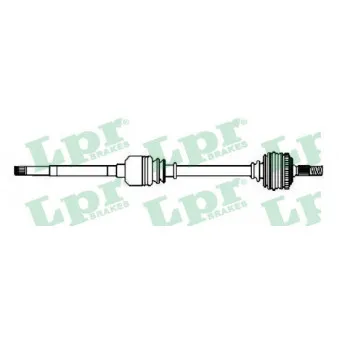 Arbre de transmission LPR DS15040