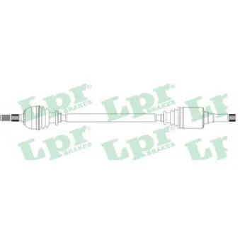 Arbre de transmission LPR DS16038