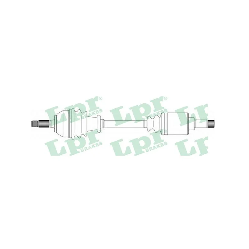 Arbre de transmission LPR DS16055