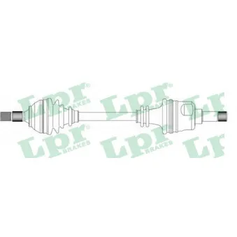 Arbre de transmission LPR DS16077