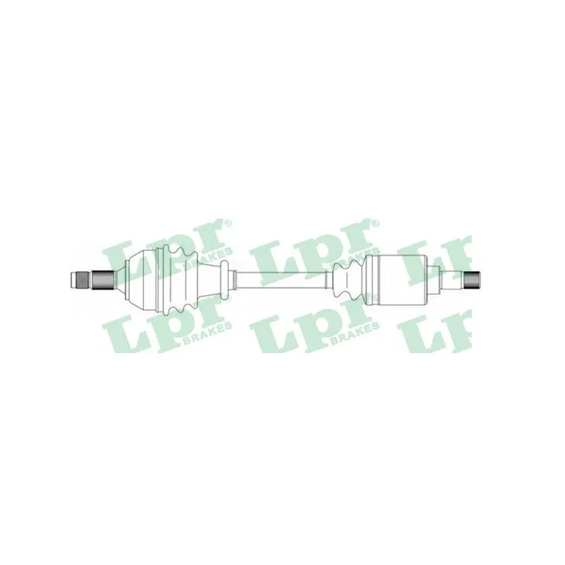Arbre de transmission LPR DS16080