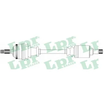 Arbre de transmission LPR DS16112
