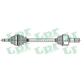 Arbre de transmission LPR DS16116