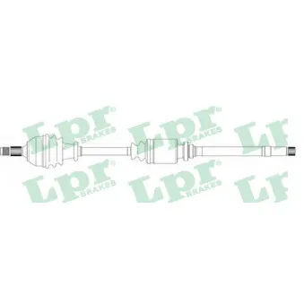Arbre de transmission LPR DS16127