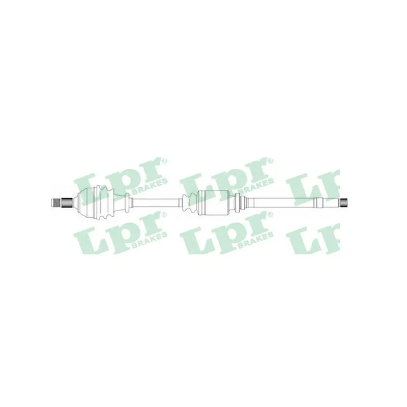Arbre de transmission LPR DS16127