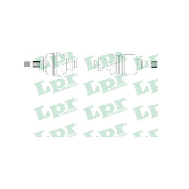 Arbre de transmission LPR DS16150