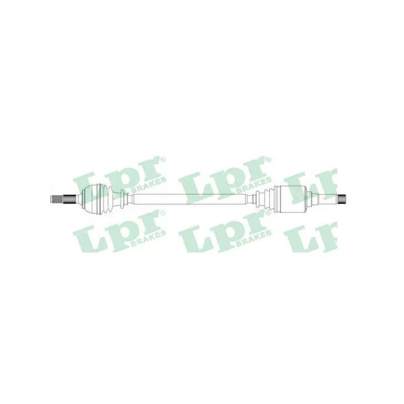 Arbre de transmission LPR DS16176