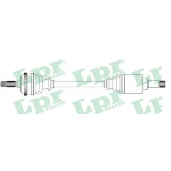 Arbre de transmission LPR DS16177