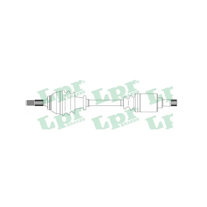 Arbre de transmission LPR DS16179