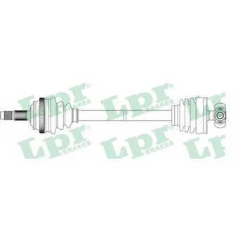 Arbre de transmission LPR DS20051
