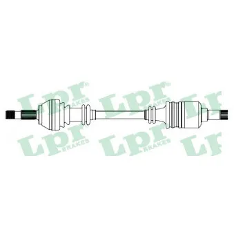 Arbre de transmission LPR DS20139