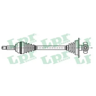 Arbre de transmission LPR DS20181