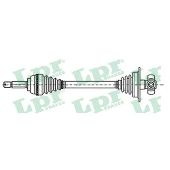 Arbre de transmission LPR DS20182