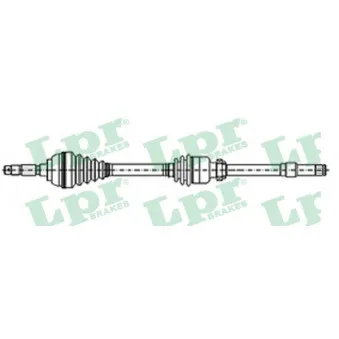 Arbre de transmission LPR DS20185