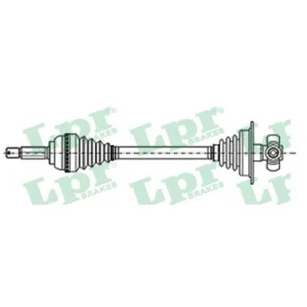 Arbre de transmission LPR DS20200