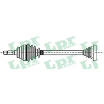 Arbre de transmission LPR DS20253