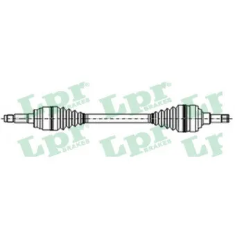 Arbre de transmission LPR DS21027