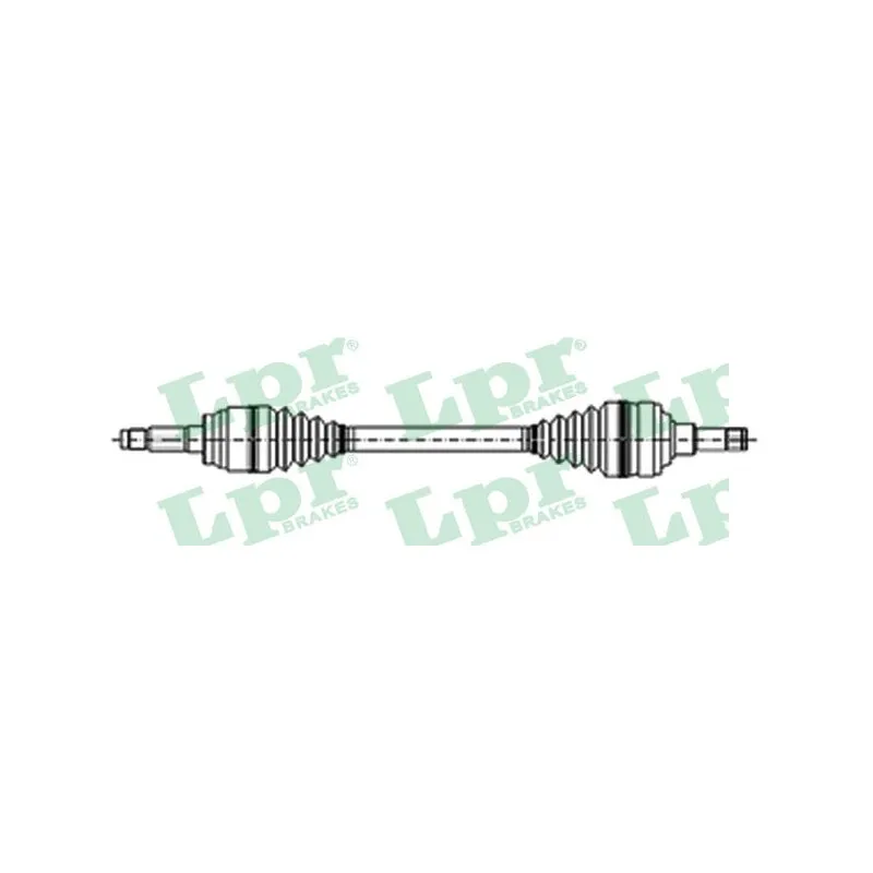 Arbre de transmission LPR DS21027