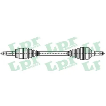 Arbre de transmission LPR DS21029