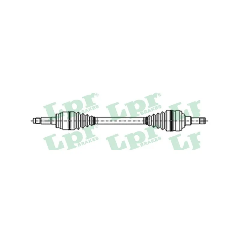 Arbre de transmission LPR DS21029