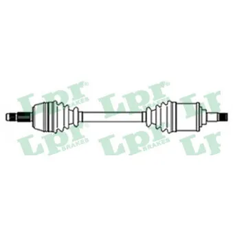 Arbre de transmission LPR DS21036